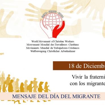 18 D: Vivir la fraternidad universal con los migrantes y refugiados