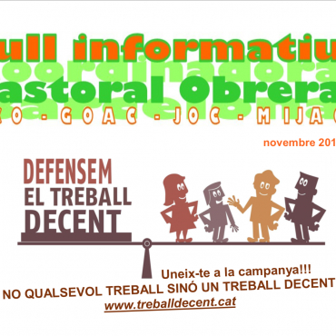 Butlletins de la Pastoral Obrera de Barcelona i de l’MMTC