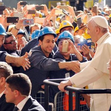Las pistas del papa Francisco en el diálogo con trabajadores y sindicatos