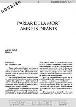 Parlar de la mort amb els infants