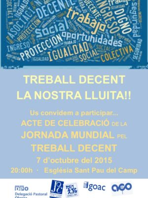 POB: Cartell Dia del Treball decent