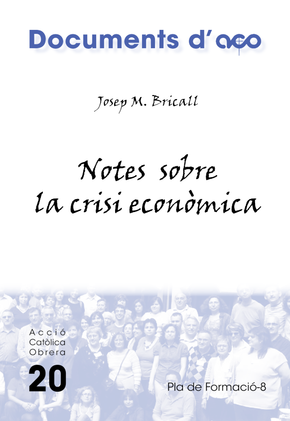 Notes sobre la crisi econòmica