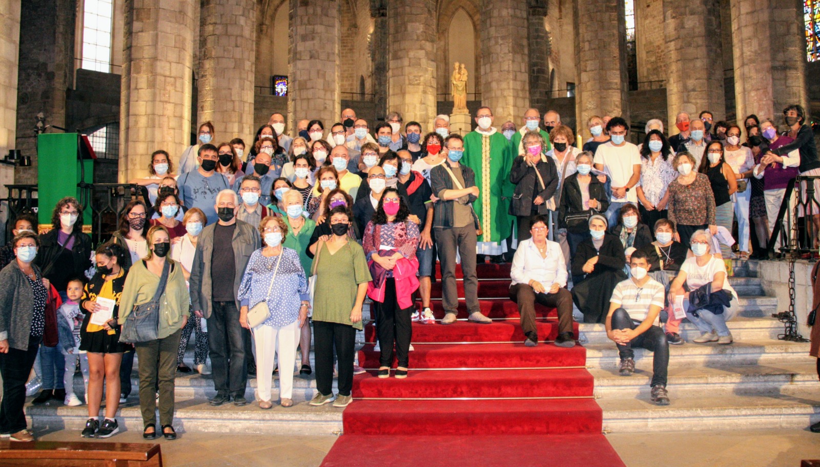 Eucaristia pel 75è aniversari de l'HOAC que es va fer a la basílica de Santa Maria del Mar de Barcelona el 10 d'octubre passat.