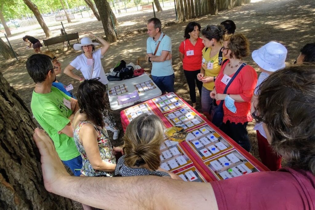 Una de les dinàmiques de la Jornada d'iniciació d'aquest curs.