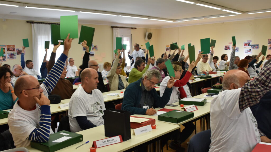 Votacions dels documents al XII Consell. Foto: Jordi Romero