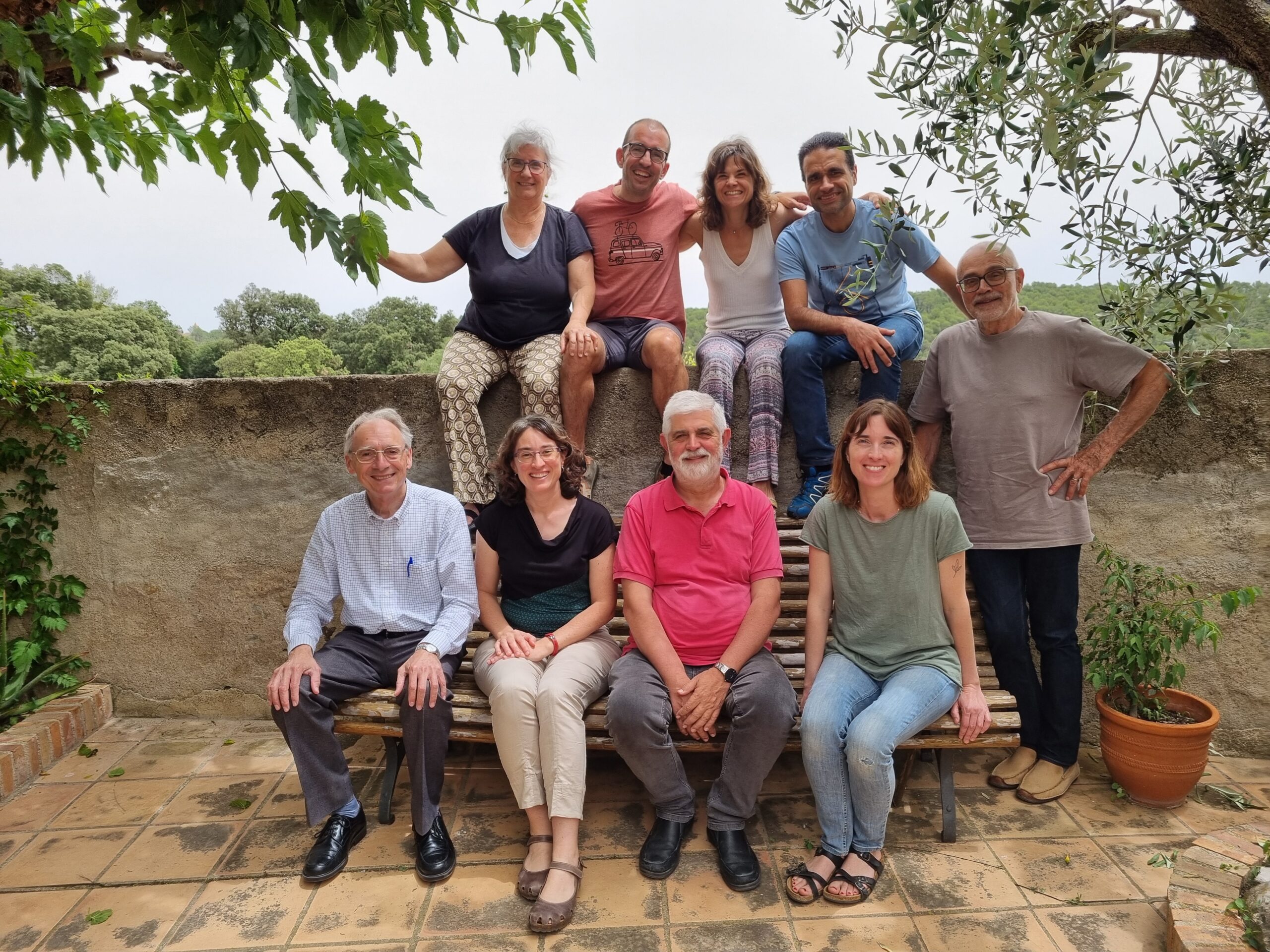 Militants d'ACO de la diòcesi de Girona en la trobada que van fer a Arenys d'Empordà.