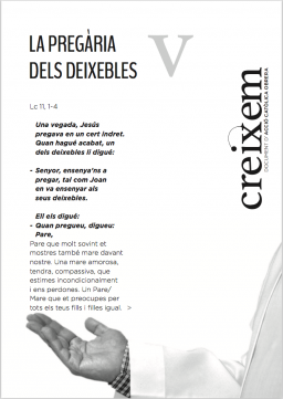 Creixem n. 5: La pregària dels deixebles