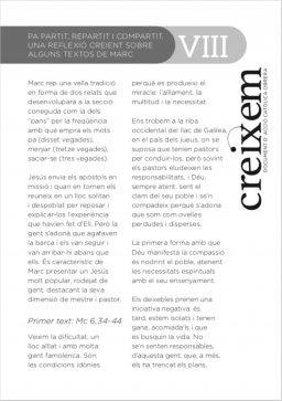 Creixem n. 8: Pa partit, repartit i compartit