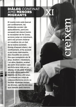 Creixem n. 11: Diàleg confinat amb menors migrants