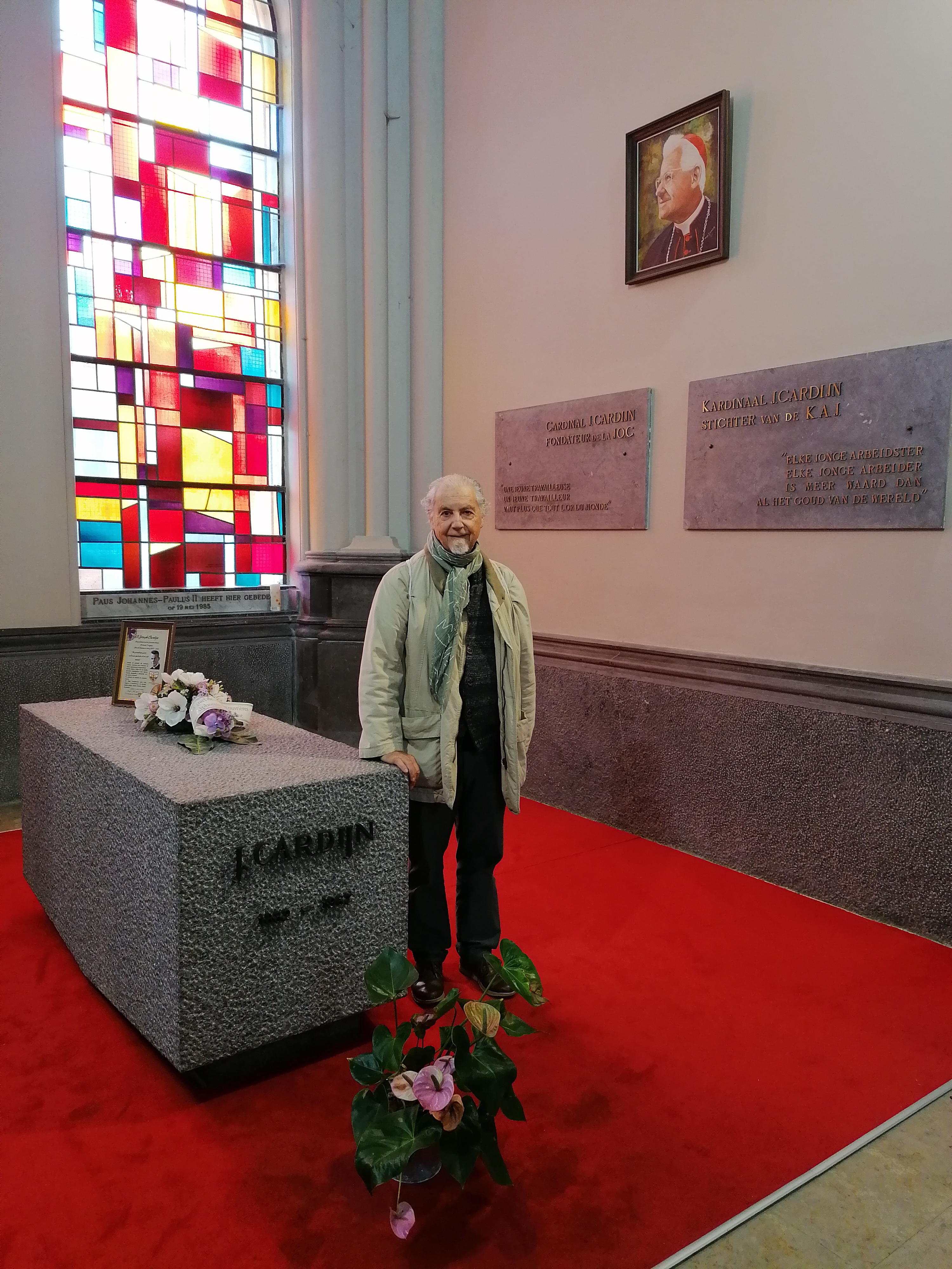 Homenatge a Joseph Cardijn, des de Laeken