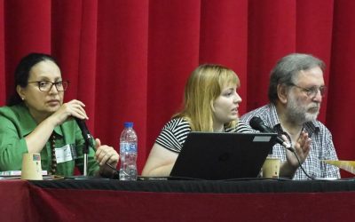 Patricia Castro entre els presidents de l'ACO. Foto: Jordi Esplugas.