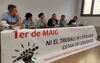 Un Primer de Maig per reivindicar una educació pública de qualitat