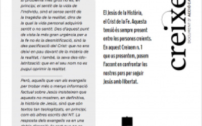 Creixem n. 1: El sentit de la fe en Jesucrist avui