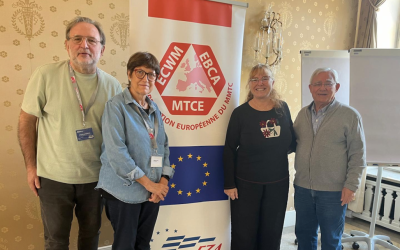 Los representantes de ACO en la Asamblea del MTCE.