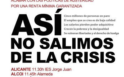 Primer de Maig 2015 País Valencià: cartell
