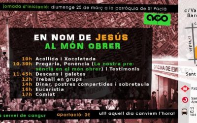 Jornada d’Iniciació: En nom de Jesús al món obrer