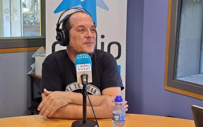 David Fernàndez al programa conclusiu de la darrera temporada. Foto: Ràdio Estel.