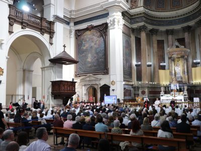 Els preferits de Jesús, protagonistes en la visita del papa Lleó a la parròquia de Sant Agustí