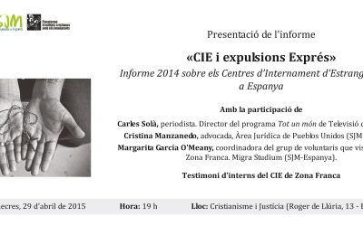 Presentació informe CIE 2015