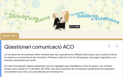 Elevada participació en el Qüestionari de comunicació de l’ACO